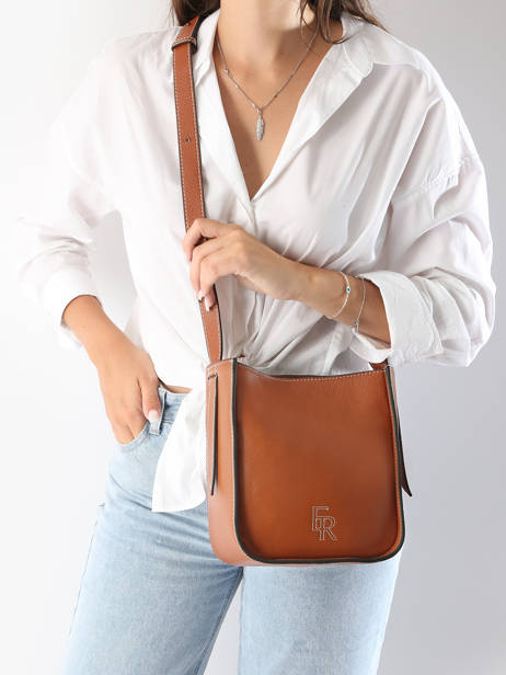 Shoulder Bag S Foudre Leather Etrier Brown foudre EFOD087S other view 1